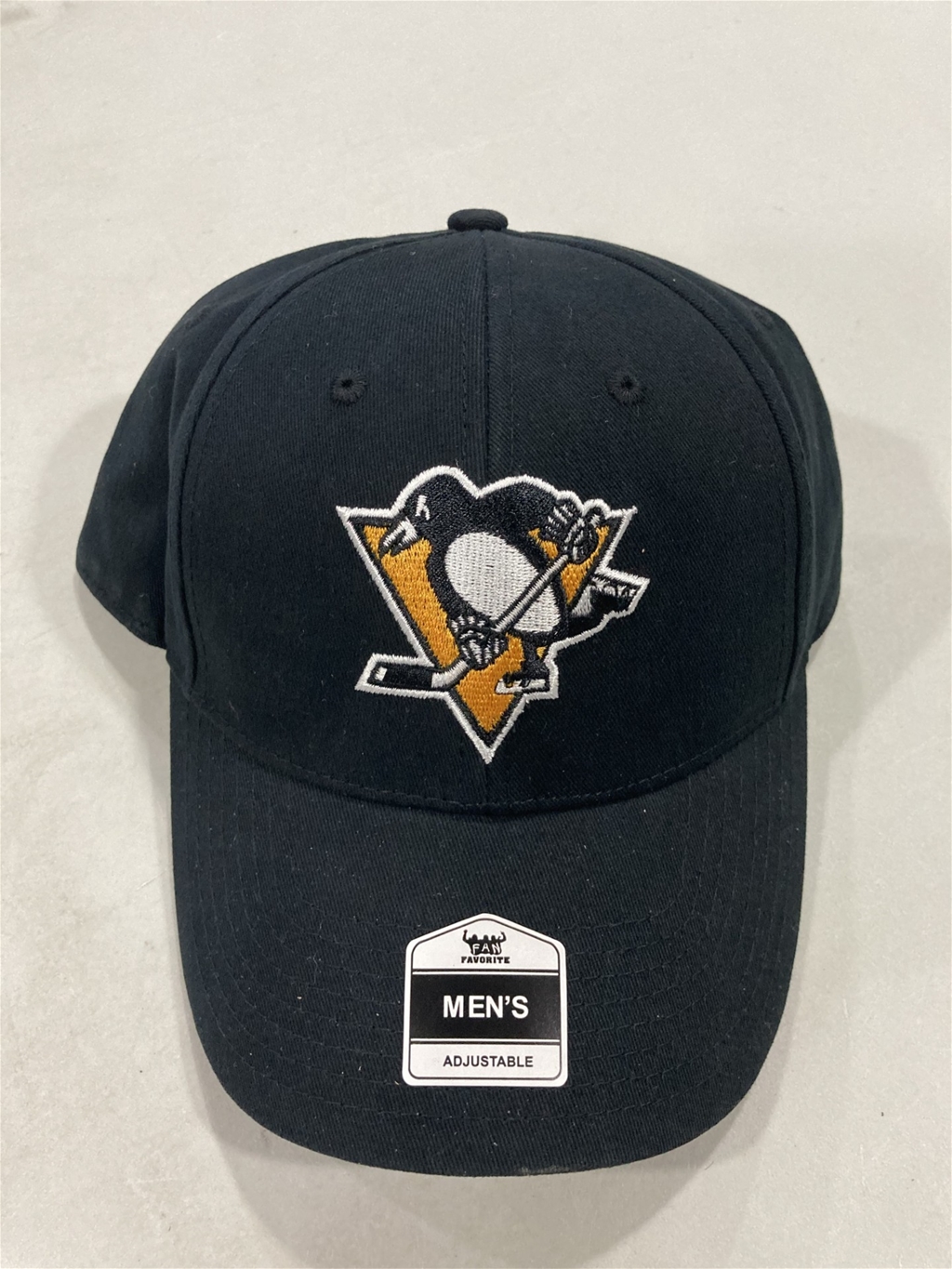 Pittsburgh Penguins NHL Black Mass Basic MVP Adjustable Hat "NEW"