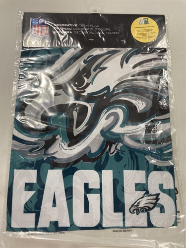 Philadelphia Eagles NFL Justin Patten 2-Sided Garden Flag *NEW*