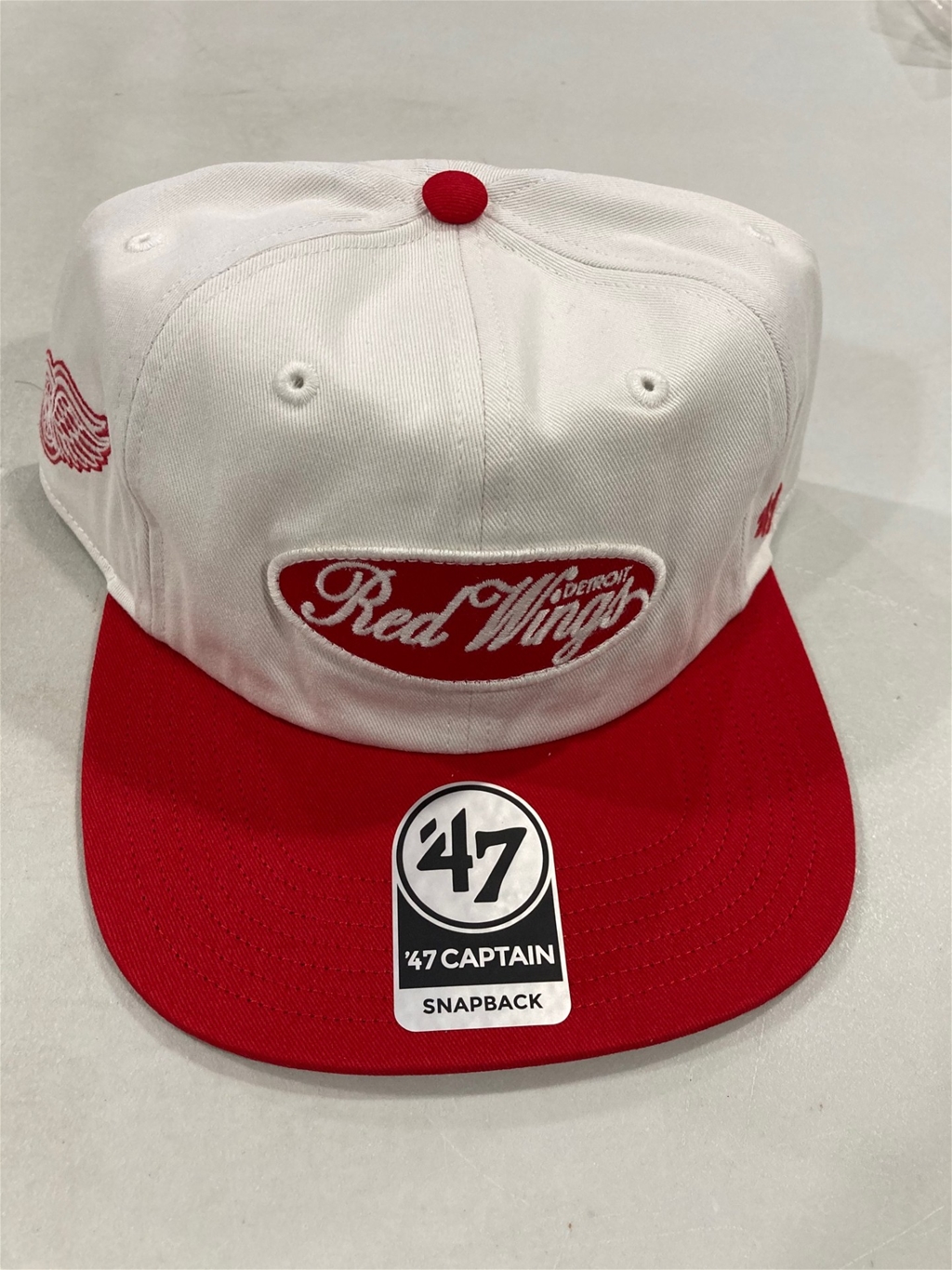 Detroit Red Wings NHL Sandstone Foundational Captain Snapback Hat *NEW*