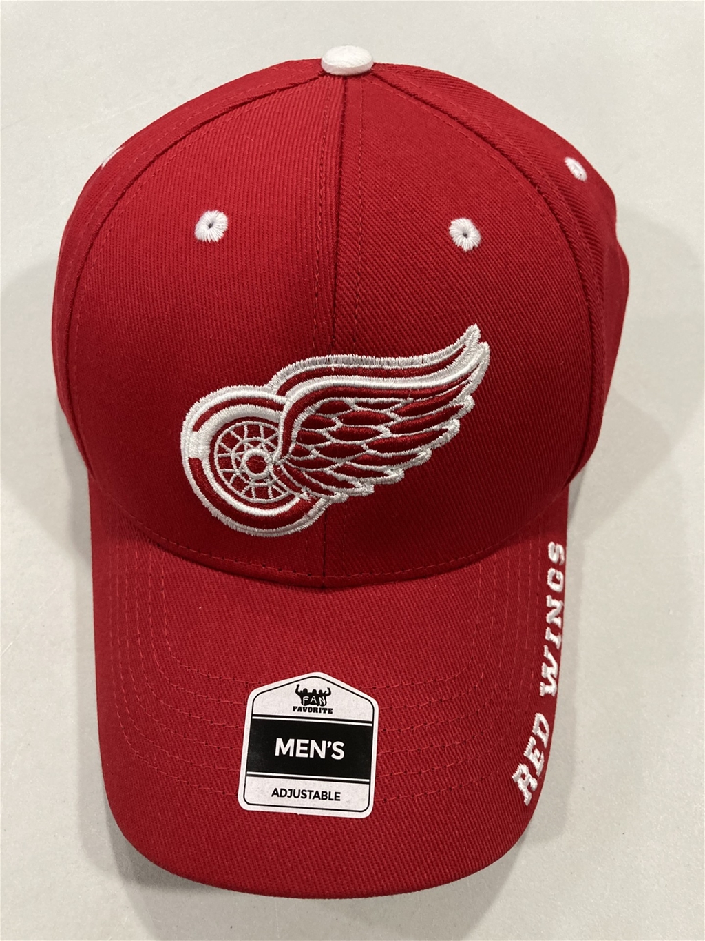 Detroit Redwings NHL Red Mass Frost MVP Snapback Hat "NEW"