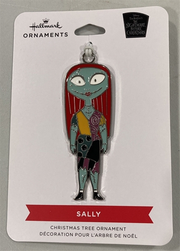 Hallmark Nightmare Before Christmas SALLY Flat Metal Tree Ornament *SALE*