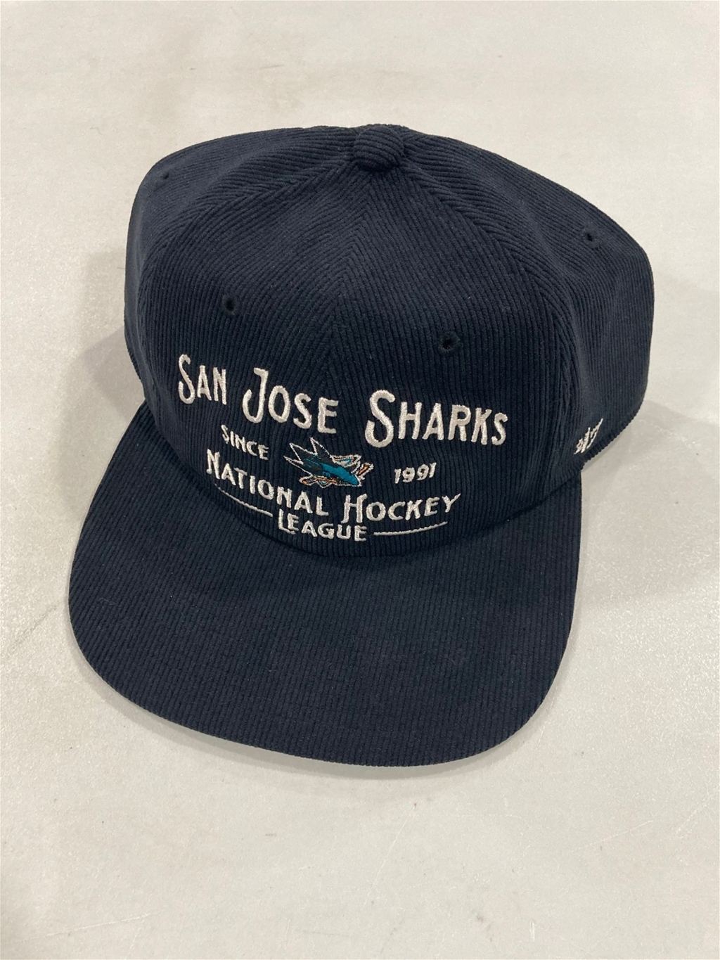 San Jose Sharks NHL Black Whitlock Captain Snapback Hat *NEW*