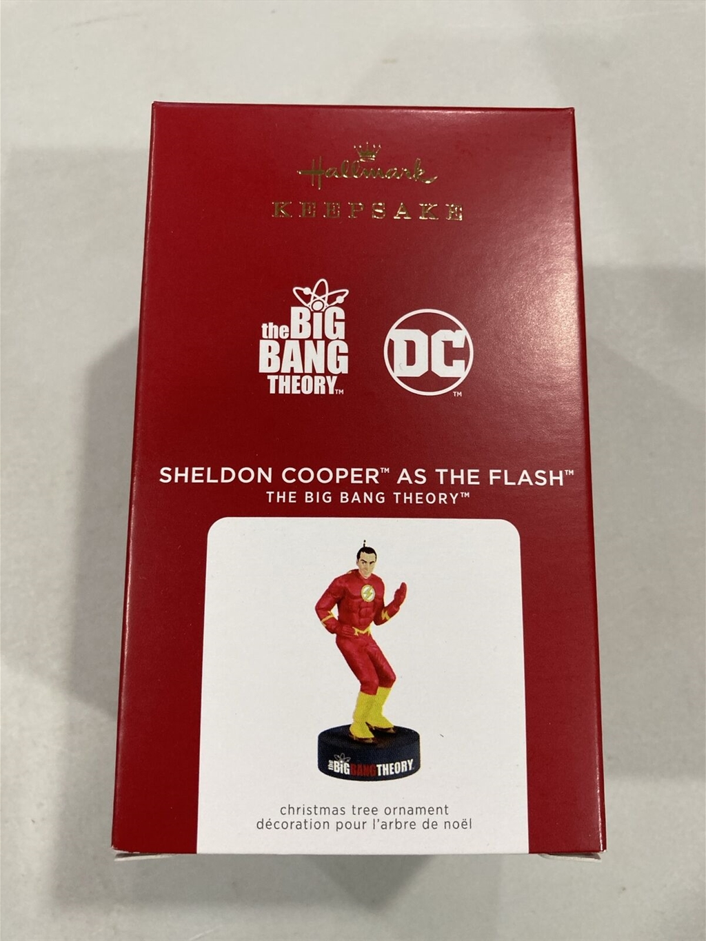 2021 Hallmark Sheldon Cooper DC The Flash Keepsake Ornament *NEW*