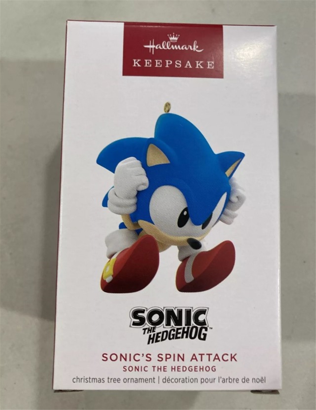 2023 Hallmark Sonic the Hedgehog Sonic's Spin Attach Keepsake Ornament *SALE*