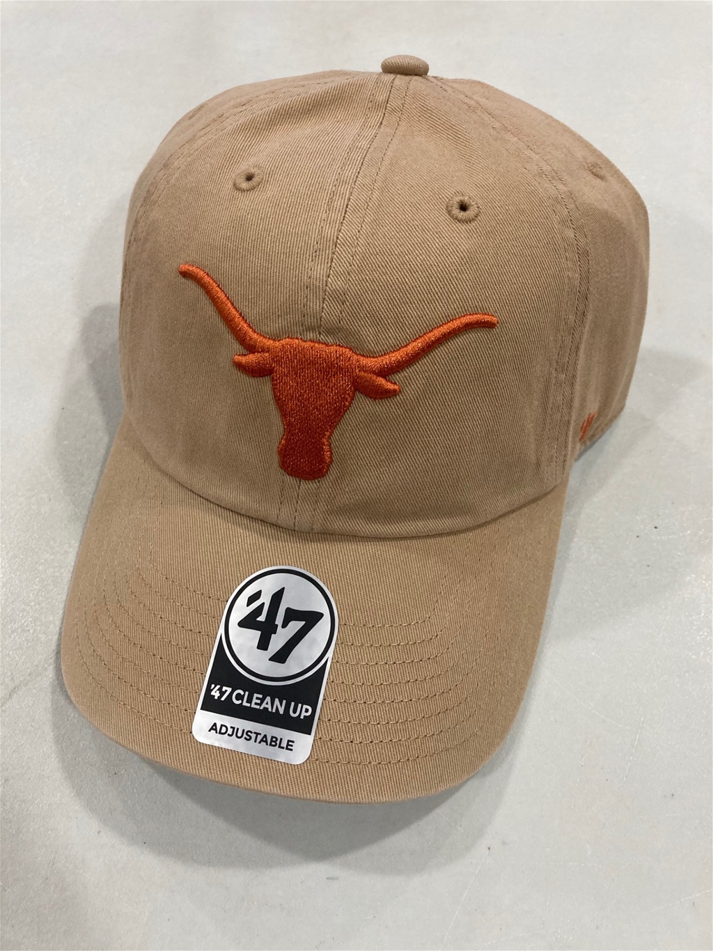 Texas Longhorns NCAA Khaki Clean Up Adjustable Hat *NEW*