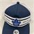Toronto Maple Leafs NHL Navy Double Header Stripe Hitch Mesh Snapback Hat *NEW*