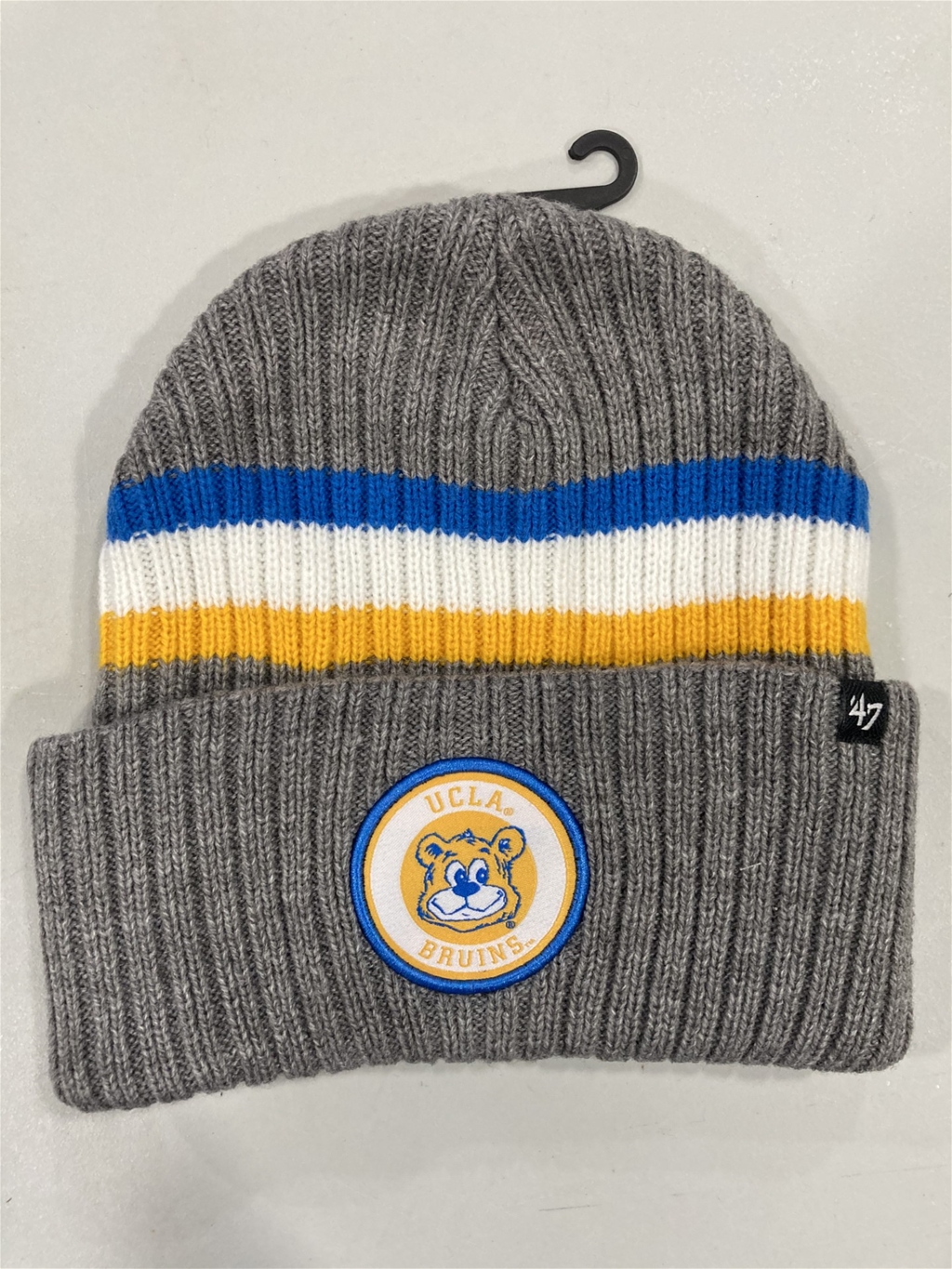 UCLA Bruins Vintage NCAA Dark Gray Highline Knit Cuff Cap *NEW*