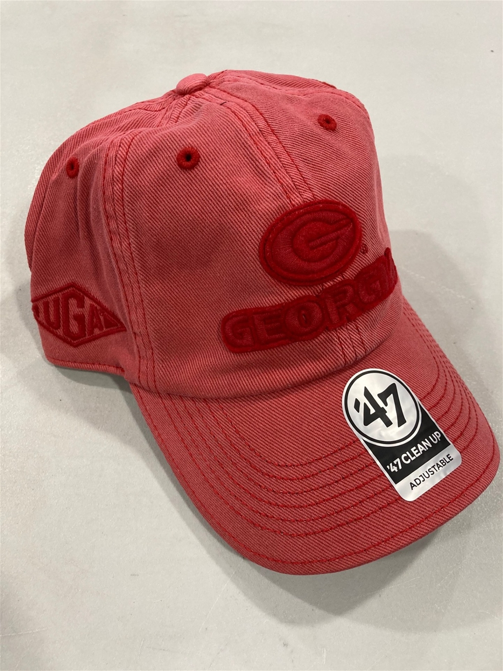 Georgia Bulldogs NCAA Red Stockton Clean Up Adjustable Hat *NEW*