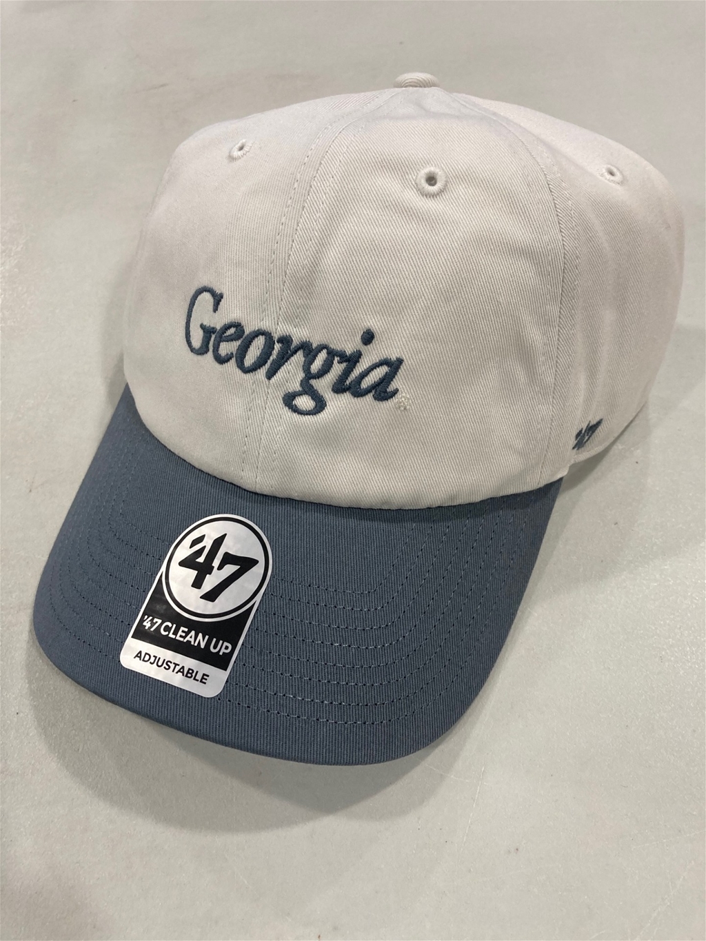 Georgia Bulldogs NCAA Sandstone Foundation Script Two Tone Clean Up Hat *NEW*
