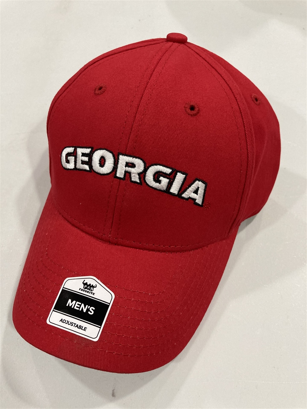 Georgia Bulldogs NCAA Red Mass Basic Adjustable Hat *NEW*