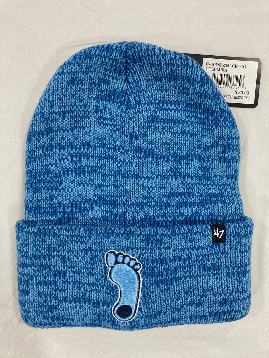 North Carolina Tar Heels NCAA Columbia Brain Freeze Knit Cuff *NEW*