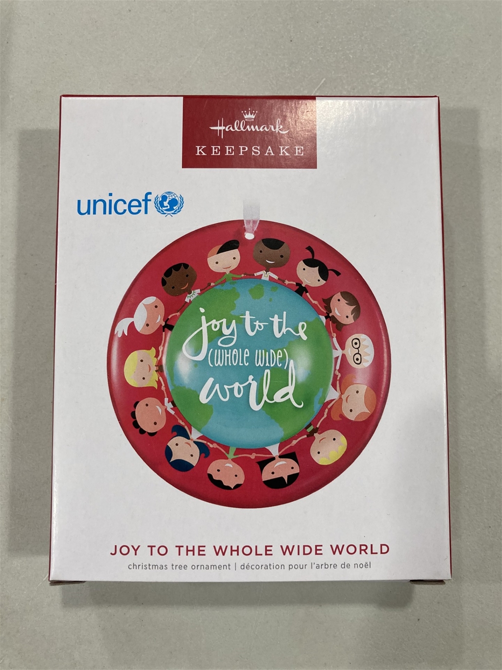 2022 Hallmark unicef Joy To The Whole Wide World Keepsake Ornament *NEW*