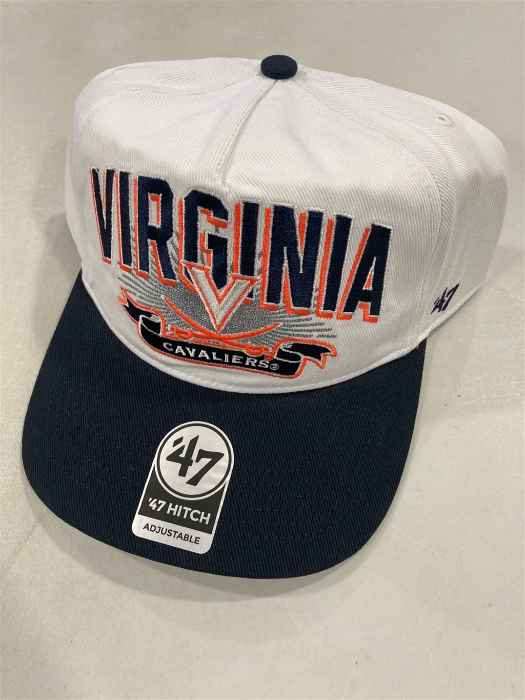 Virginia Cavaliers NCAA White Prime Play Hitch Snapback Hat *NEW*