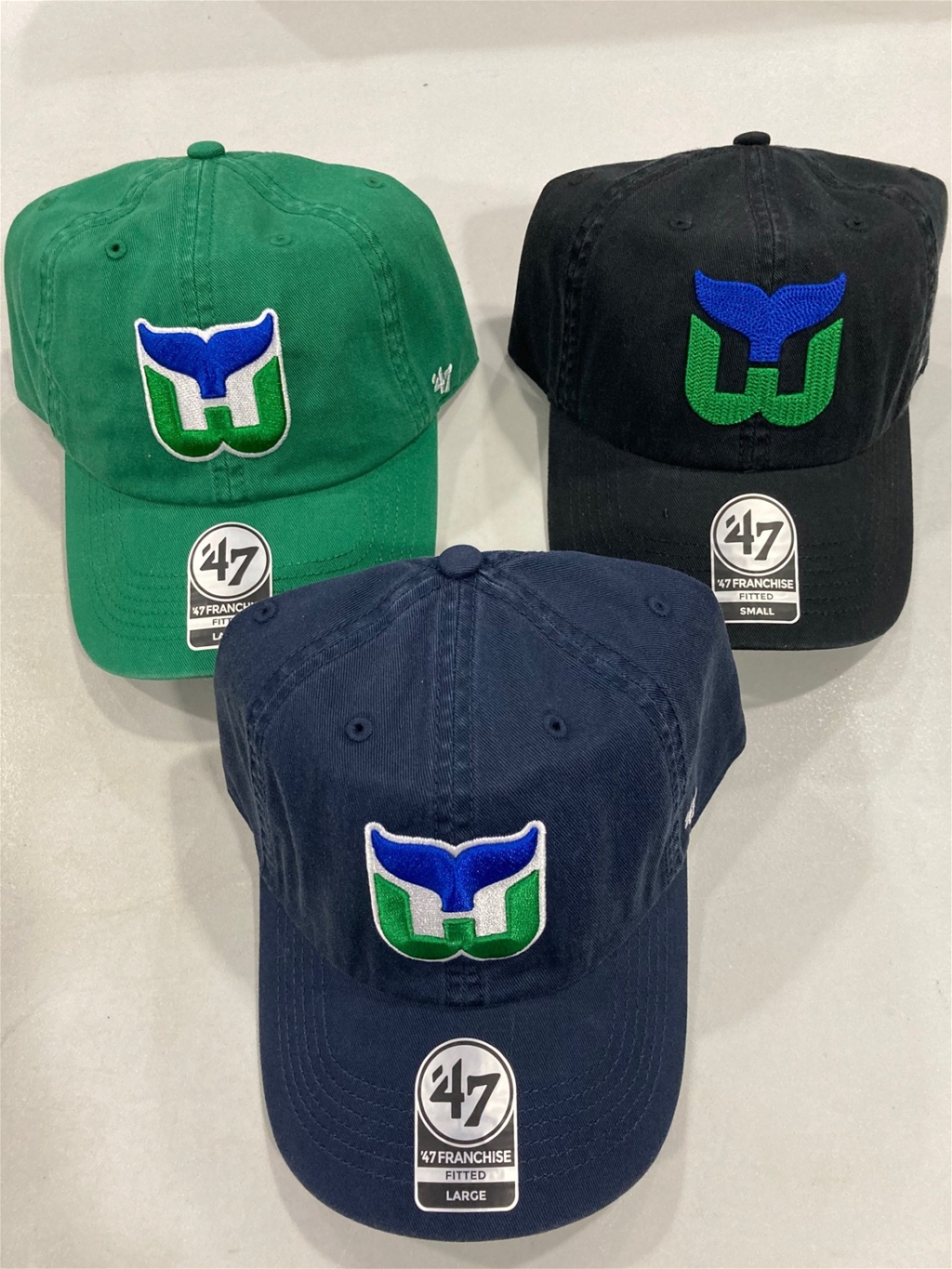 Hartford Whalers Vintage NHL Classic Franchise Hat - Lot of 13 *NEW*