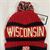 Wisconsin Badgers NCAA Red Bering Knit Cuff Pom *NEW*