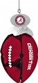 Alabama Crimson Tide NCAA Metal Football Bell Ornament - 6 Count Case
