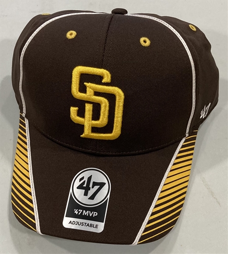 San Diego Padres MLB Brown Radiate Adjustable MVP Hat